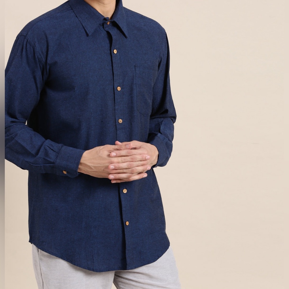 Jachs New York men’s blue button down shirt 3XL L98-9